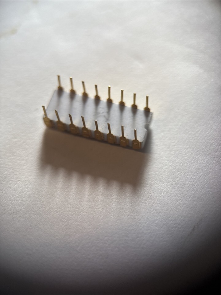 Intel 3601 Gray Traces (Zebra) PROM Chip Ceramic Gold Vintage (C4004 ...