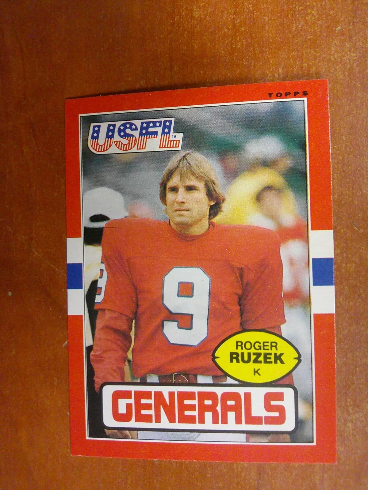 Roger Ruzek trading card