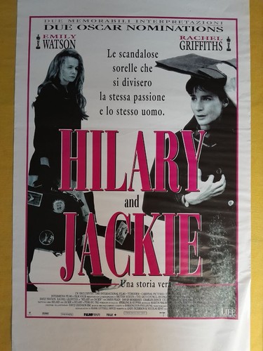 1999 HILARY AND JACKIE - Watson - Orig. Italian Locandina Movie Poster T3-12