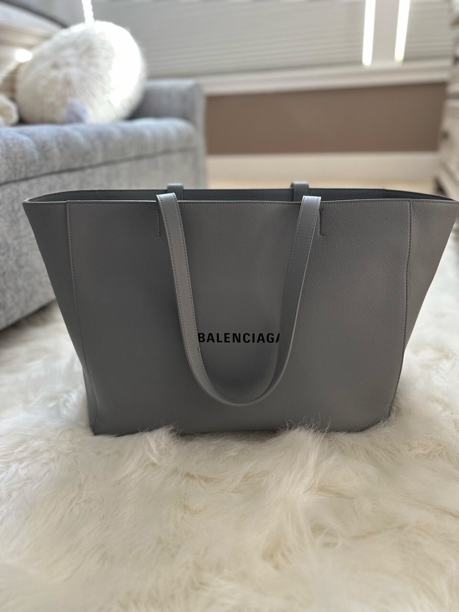 Balenciaga Everyday Tote Bag Leather Grey with Original Dust Cover