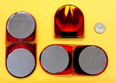 LOT OF 1, 2,4,8,16 PCS-2.5'' DIA.  2 WAY FOLDING MAKE UP MIRROR,TORTOISE  1X~3X