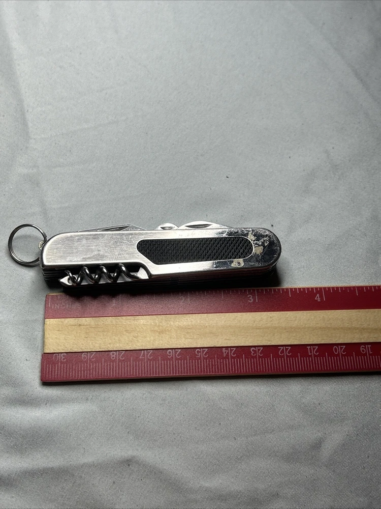 Multi Tool Swiss Army knife With Screw Driver Cork Open And More! ELEVEN Tools!