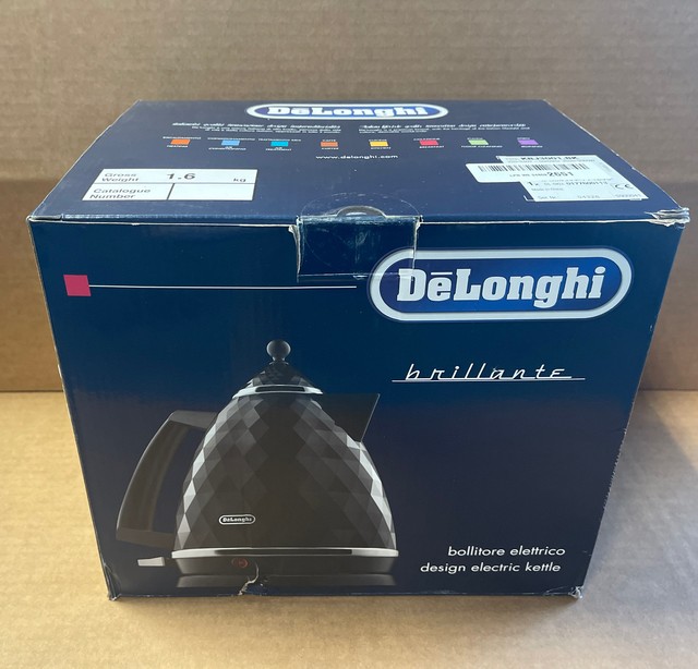 De'Longhi KBJ3001 Brillante Kettle Black for sale online eBay