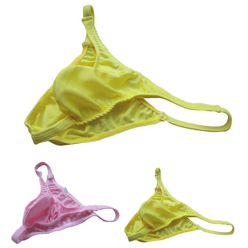 Fashion Casual Brief Thong Underwear Lingerie Underpant H Low-waist Men's Soild