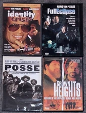 Identity Crisis/Full Eclipse/Posse/Crown Heights DVD Mario Van Peebles 4 Film