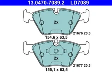 ATE 13.0470-7089.2 brake pad set, disc brake for BMW