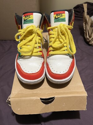 Court Force High Dunk Rasta 7.5 (Womens)