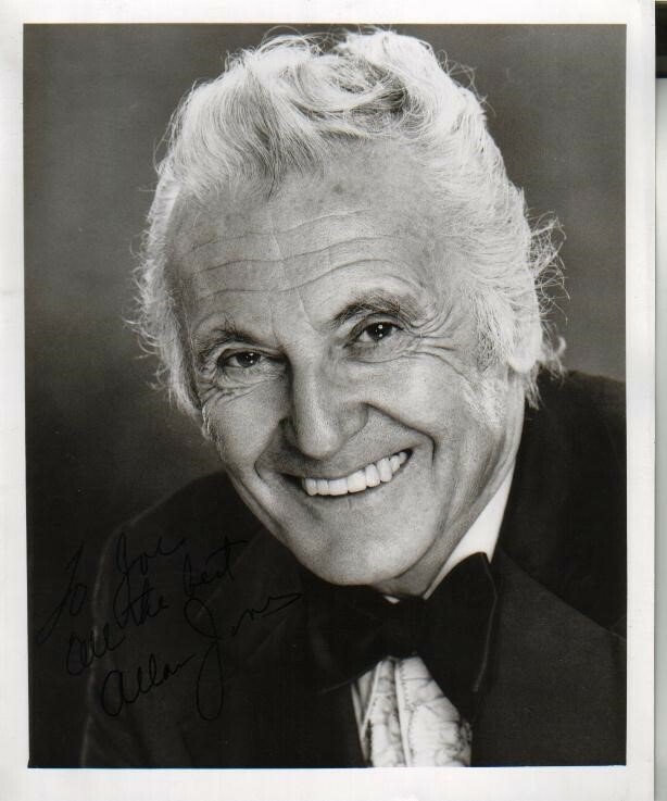 Allan Jones Autographed 8x10 Photo Popular Actor & Tenor D