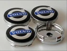 4x 60mm Volvo emblem black blue hub caps hub cap hubcaps logo