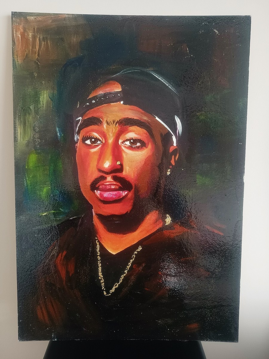 Paint portrait 2 Pac - Tupac Shakur 5 | eBay