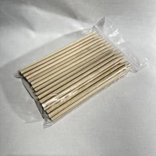 Candy Apple Sticks Wood Skewers Corn Dog Sticks Pointed 5.25" (50 Count Packs)