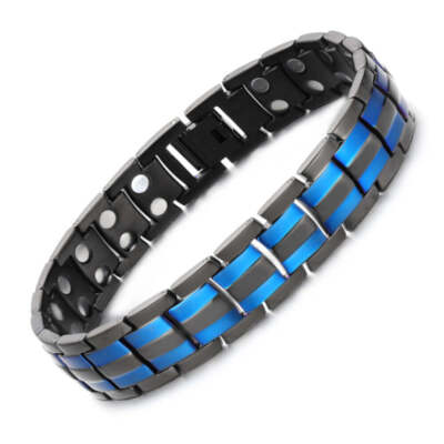 Exotic Magnetic Bracelet Men Energy Power Balance Arthritis Pain Relief Joy Calm