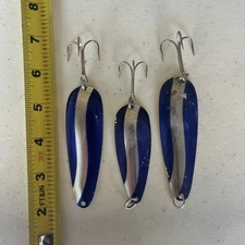 Blue Red Devil Spoon Lures