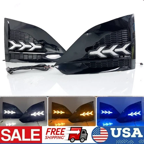 2Pcs LED Fog Light Daytime Running Lamp Lights For NISSAN ALTIMA 2023-2024 DRL