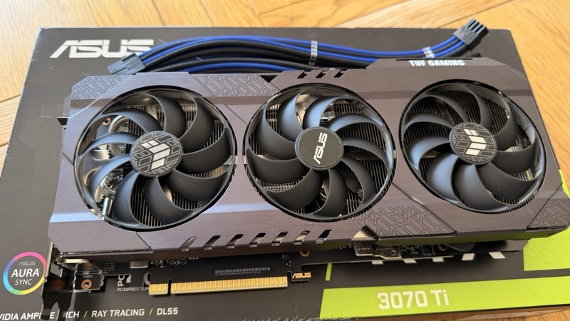 ASUS TUF Gaming NVIDIA GeForce RTX 3070 Ti 8GB GDDR6X Graphics Card Boxed