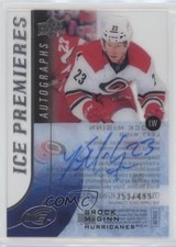 2015-16 Upper Deck Ice Premieres Auto /499 Brock McGinn #IPA-BM Auto v6h