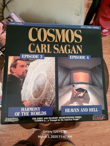 Cosmos:Carl Sagan Episodes 3 & 4 (Laserdisc)