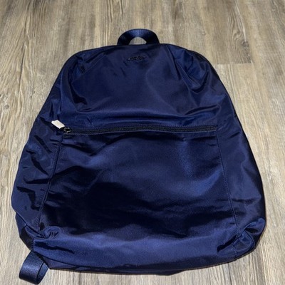 Tumi Voyageur Just In Case Packable Backpack Navy Blue Nylon Foldable Travel Bag