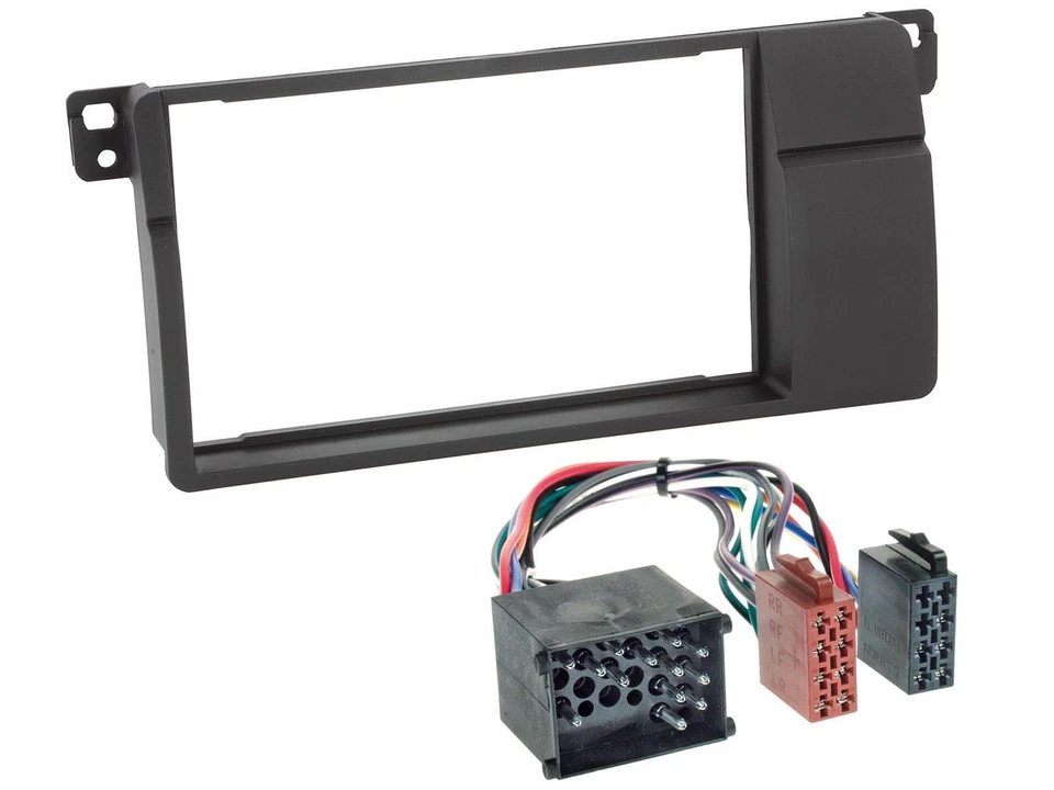 JVC DAB 2DIN MP3 Bluetooth USB Autoradio für BMW 3er E46 Rundpin großem Navi - Bild 3 von 4