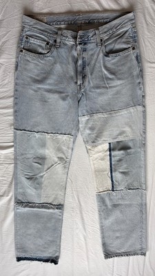 Levi's Strauss Jeans 90er Patchwork Flicken 501 weit W34 L34