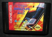 SEGA GENESIS TOP GEAR 2 GAME CARTRIDGE TESTED AND WORKING