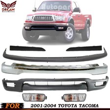 New Front Chrome Bumper Kit With Signal Lights For 2001-2004 Toyota Tacoma New Front Chrome Bumper Kit With Signal Lights For 2001-2004 Toyota Tacoma