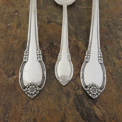 IS Remembrance Set 3 Serving Pieces 1847 Rogers Vtg Silverplate Flatware Lot R - Imagen 2 de 4