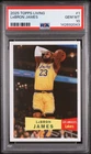 2025 Topps Living LeBron James #1 First Card in Set PSA 10 GEM MINT