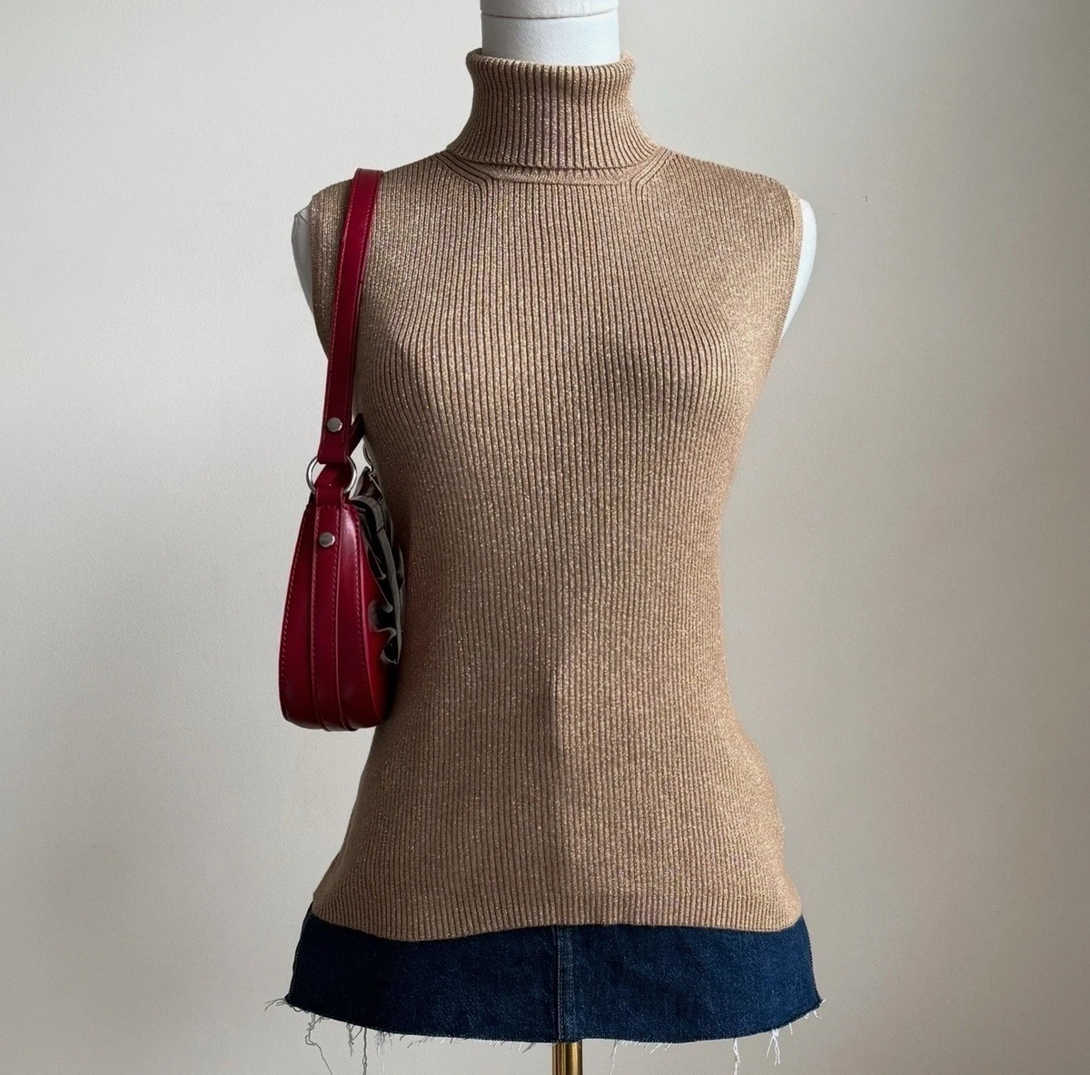 Nina Ricci Top Drapeado Con Cuello De Tortuga | Negro | MX