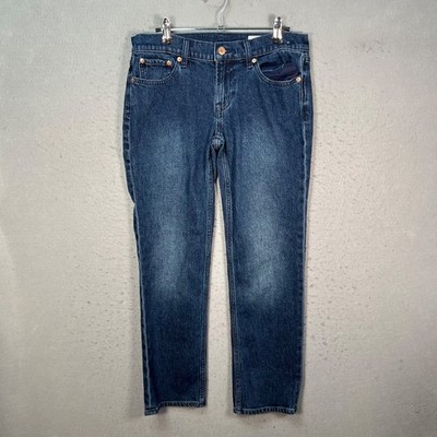 Gap Womens Size 28 / 6P 90s Straight Low Rise Petite Jeans Dark Wash