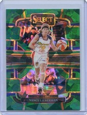 2024 Panini Select WNBA NANCY LIEBERMAN #96 GREEN ICE PRIZM MERCURY