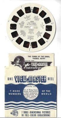 View Master Single Reel 3309 Sakkara und Memphis mit Einsatz