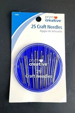 PRYM Creative™ Craft Needles (25 ct) Assorted Sizes w/Convenient Dispenser - NEW