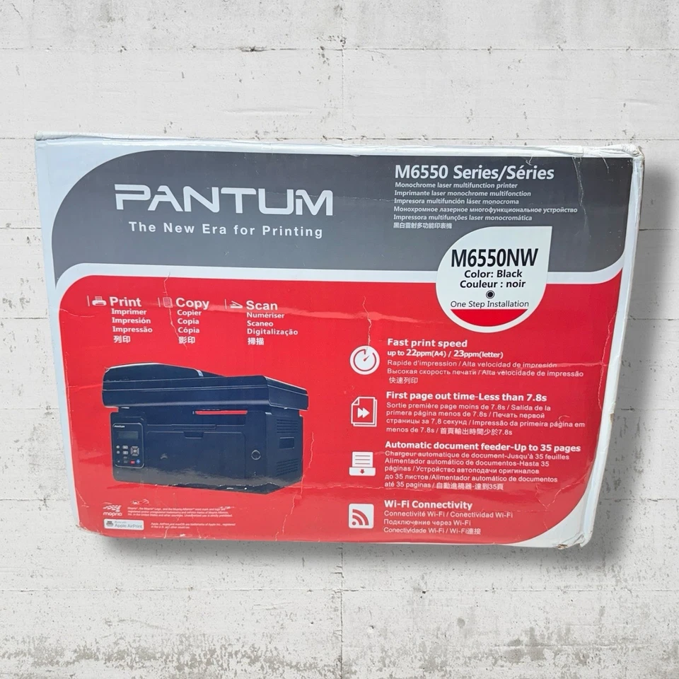 Pantum M6550NW All-in-One Network and Wireless Laser Printer | RARE - Image 3 of 4