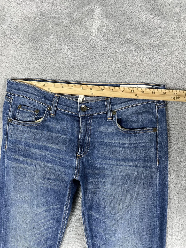 rag & bone JEAN Jeans Womens 27 Stoke The Dre Slim Boyfriend Denim W1590K510STO - Image 4 of 4