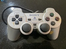 Genuine Oem Sony PS2 Dualshock 2 Controller Silver Playstation 2 Tested Read
