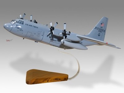 Lockheed C-130H Hercules USAF Missouri Air Guard Mahogany Wood Airplane Model