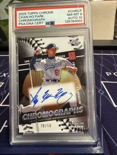 Chan Ho Park Chromograph Auto 18/50 2025 Topps Chrome