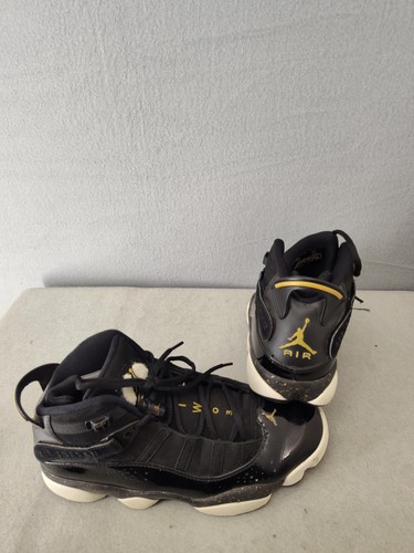 Air Jordan 6 Rings 3M Sneaker Herren 8,5 Schwarz Gold Concord Basketball Activ Schuhe - Bild 12 von 19