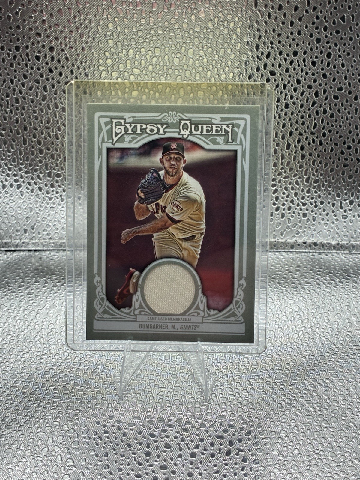 2013 Topps Gypsy Queen - Relics Madison Bumgarner #GQR-MBU (MEM)- Giants
