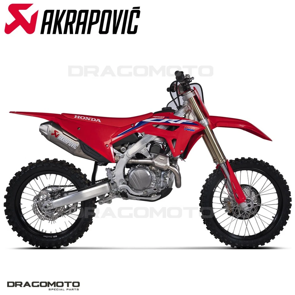 Scarico completo HONDA CRF 450 R 50th Anniversary 2023 AKRAPOVIC Titanio RC S... - Imagem 3 de 4