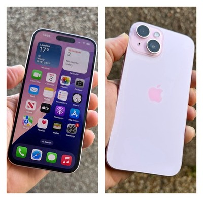 Apple iPhone 15 Pink Edition 128GB Fabrik entsperrt 100% Batteriezustand.