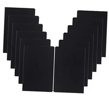 12 Pack College Ruled Notebook Journals Bulk, Lined Paper, 60 Page, Black