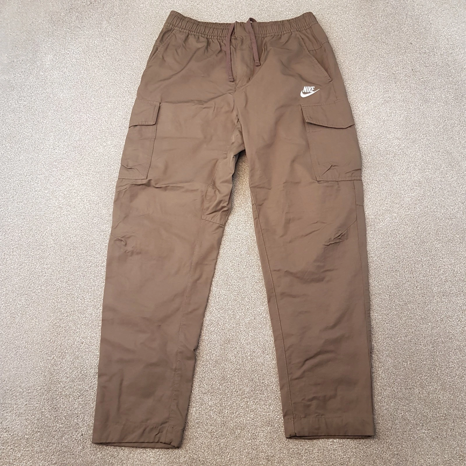 Nike Mens Tracksuit Bottoms Medium Brown Cargo Pants Utility Combat Technical