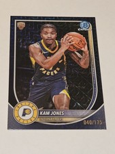 2025 Bowman Chrome Kam Jones Navy Mojo BCV-39