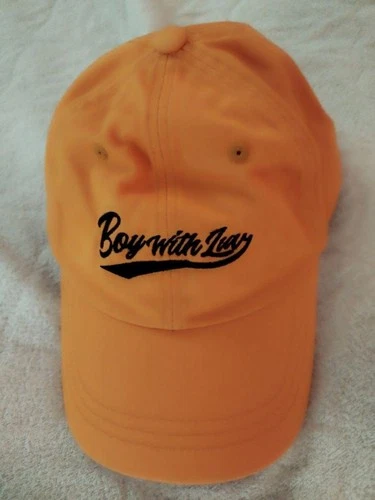 BTS Boy With Luv Embroidery Cap Size 7 1/8 Adjustable Unisex Hat From Japan