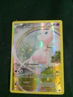 Holographic 2016 Pokemon XY Black Star Promo Mew card.