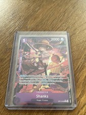 Shanks • OP13-065 Alt Art SR Carrying on His Will Holo Foil One Piece TCG NM