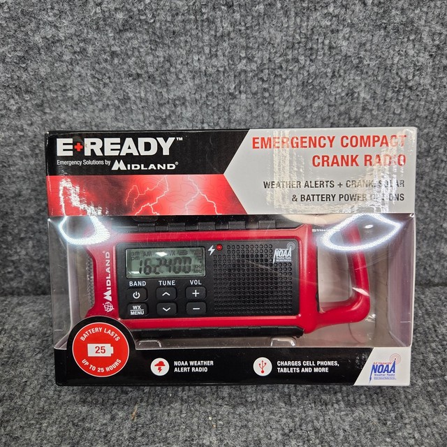 Midland ER210 Portable Emergency Crank Weather Radio