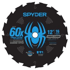 Spyder 12-Inch 16-Tooth Saw Blade for Laminate Flooring 13104